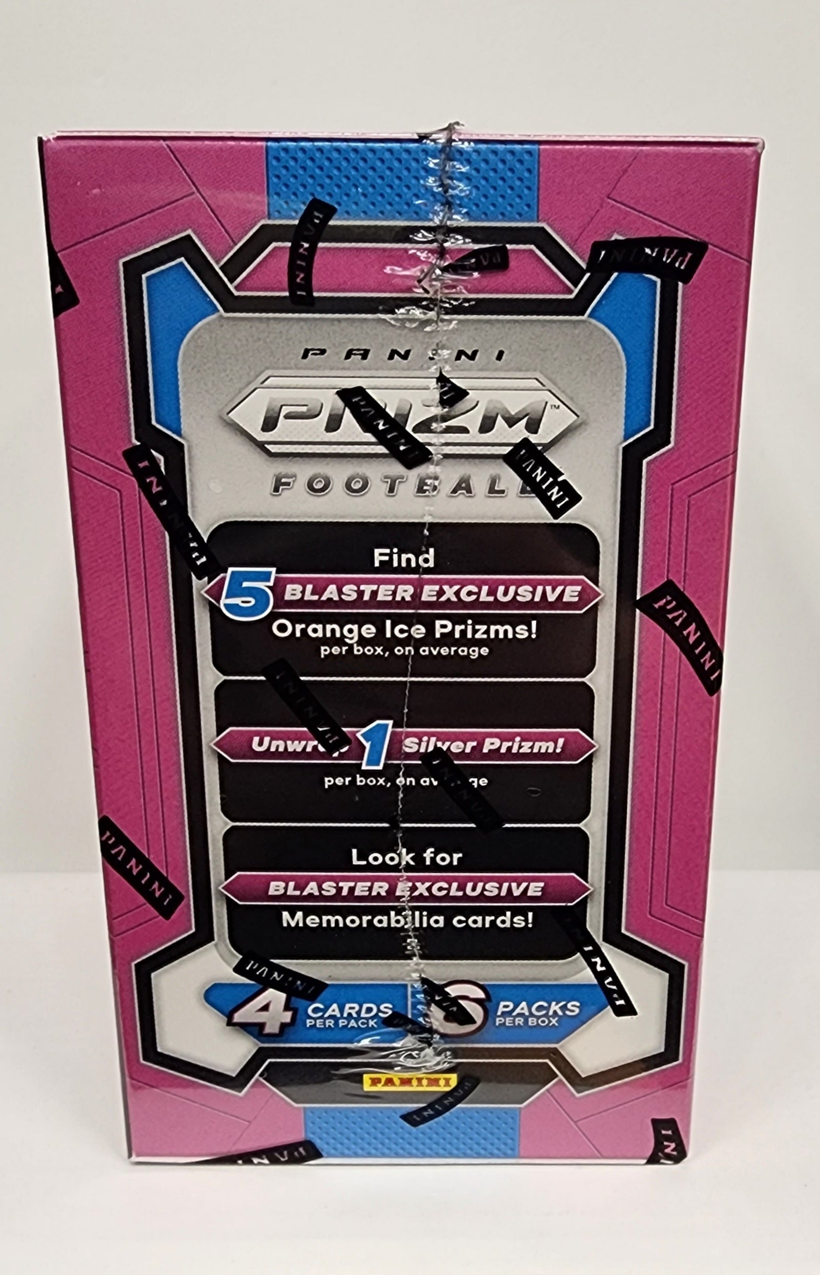 2023 Panini Prizm Football 6-Pack Hobby Blaster Box (Orange Ice Prizms)