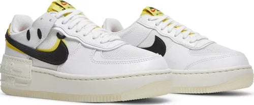 Womens Nike Air Force 1 Shadow GO THE EXTRA SMILE Shoes DO5872-100 Smiley  Face