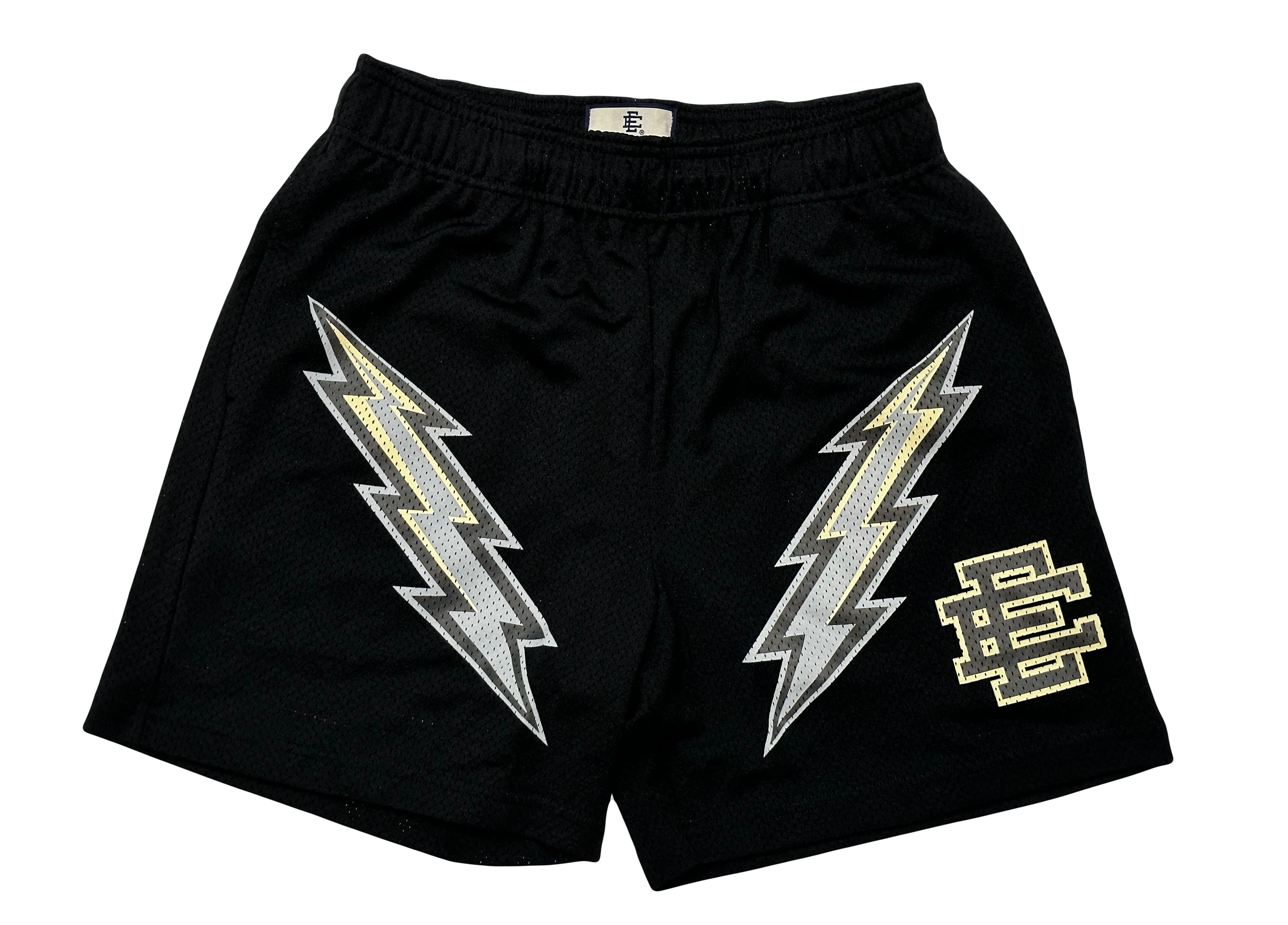 Eric Emanuel EE Basic Lightning Bolt Short Black/Gold/Grey – The