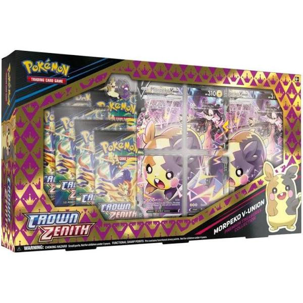 Pokemon Crown Zenith Morpeko V-UNION Premium Treasures Collection Box The Ballgame Pokemon Crown Zenith Morpeko V-UNION Premium Treasures Collection Box The Ballgame