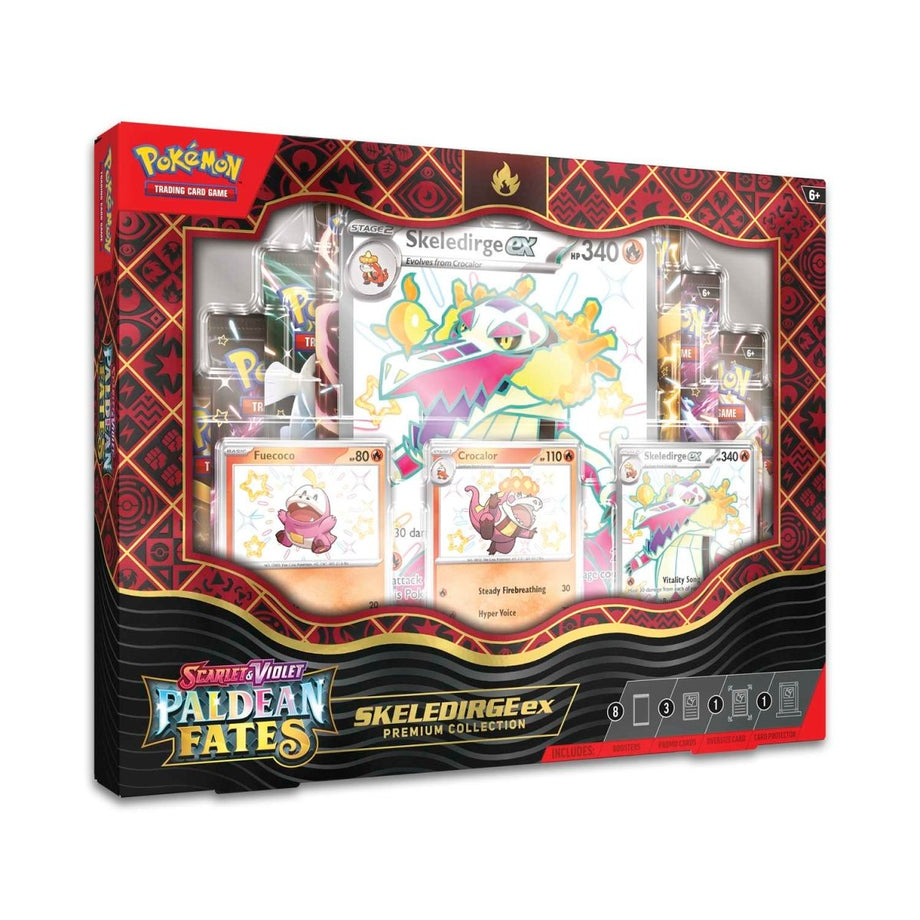 Pokémon TCG: Scarlet & Violet-Paldean Fates Skeledirge ex Premium Coll –  The Ballgame