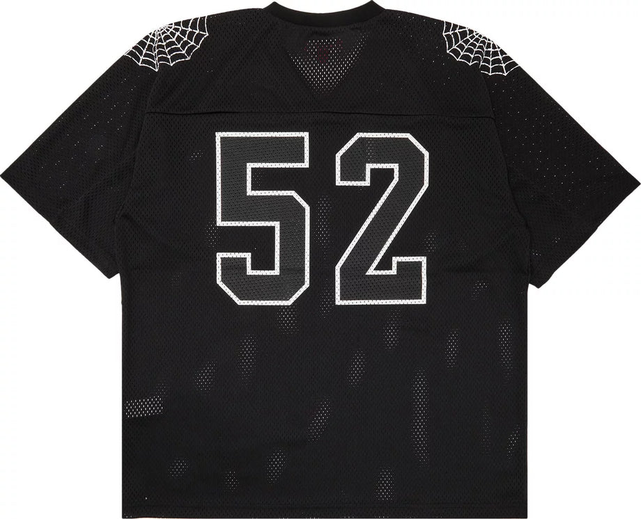 ウェア Supreme Spiderweb Football Jersey Supreme Spiderweb Football Jersey Black Orange White Blue