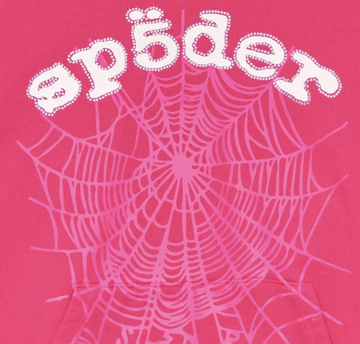 Sp5der Pink OG Web V2 Legacy Hoodie (White Text) – The Ballgame Sp5der Pink OG Web V2 Legacy Hoodie (White Text) – The Ballgame