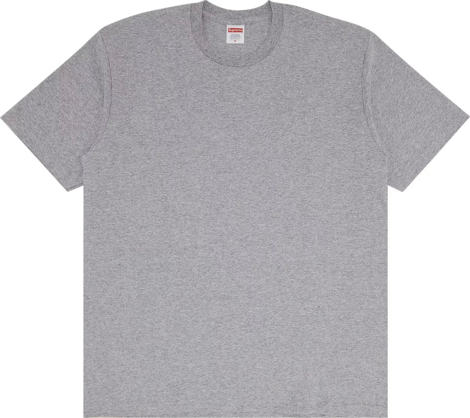 Supreme dunk tee shirt 2021 grey size deals medium M