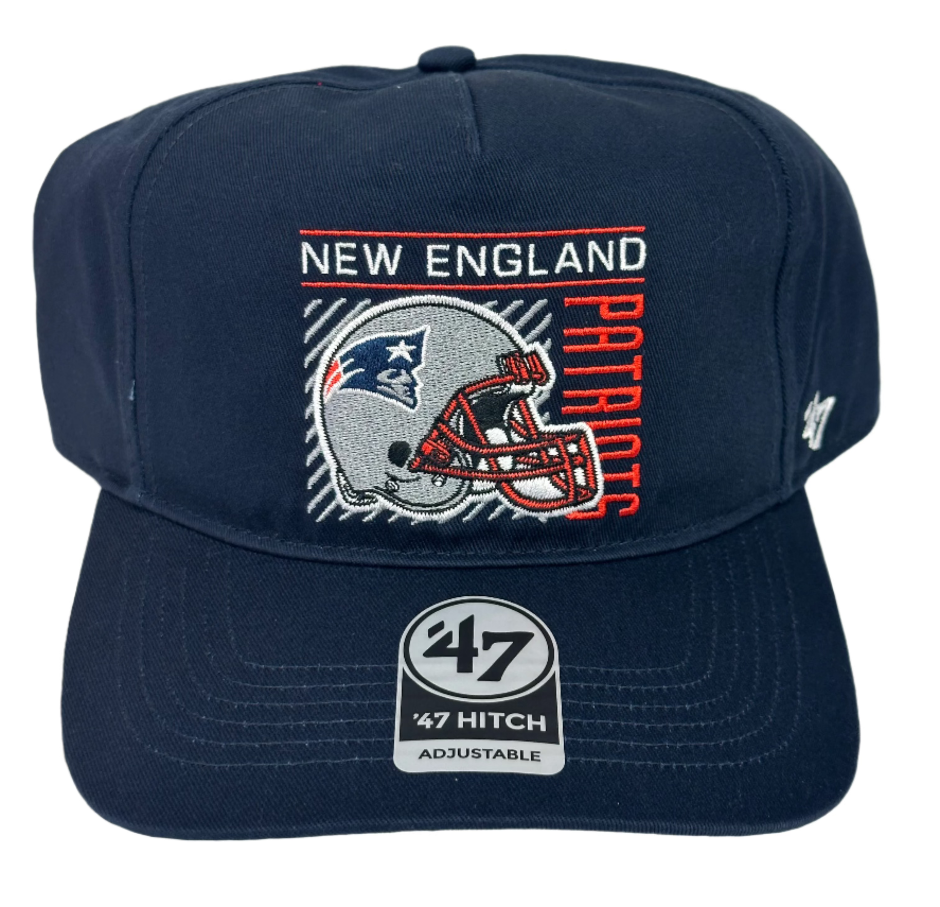 47 Brand New England Patriots Navy Reflex Hitch Snapback 