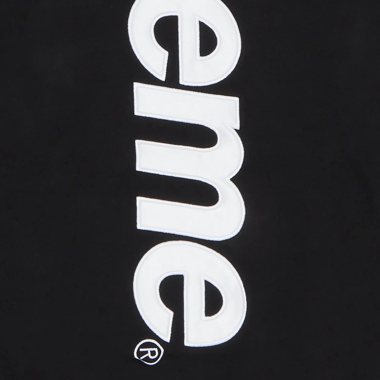 Supreme Satin Appliqué Hooded Sweatshirt 'Black – The Ballgame Supreme Satin Appliqué Hooded Sweatshirt 'Black – The Ballgame