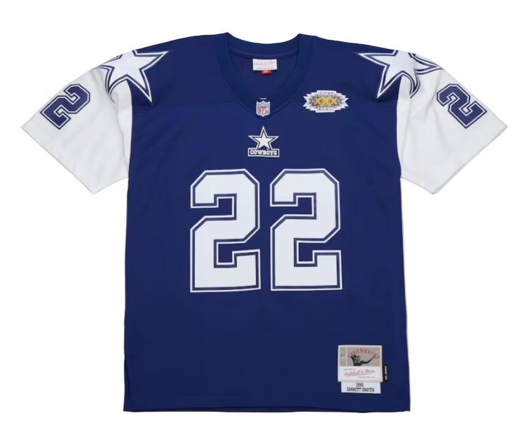 Mitchell & Ness Emmitt Smith Navy Dallas Cowboys 1995 Legacy