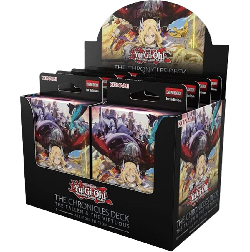 Yu-Gi-Oh! The Chronicles Deck: The Fallen & The Virtuous 8ct Display ( The Ballgame Yu-Gi-Oh! The Chronicles Deck: The Fallen & The Virtuous 8ct Display ( The Ballgame