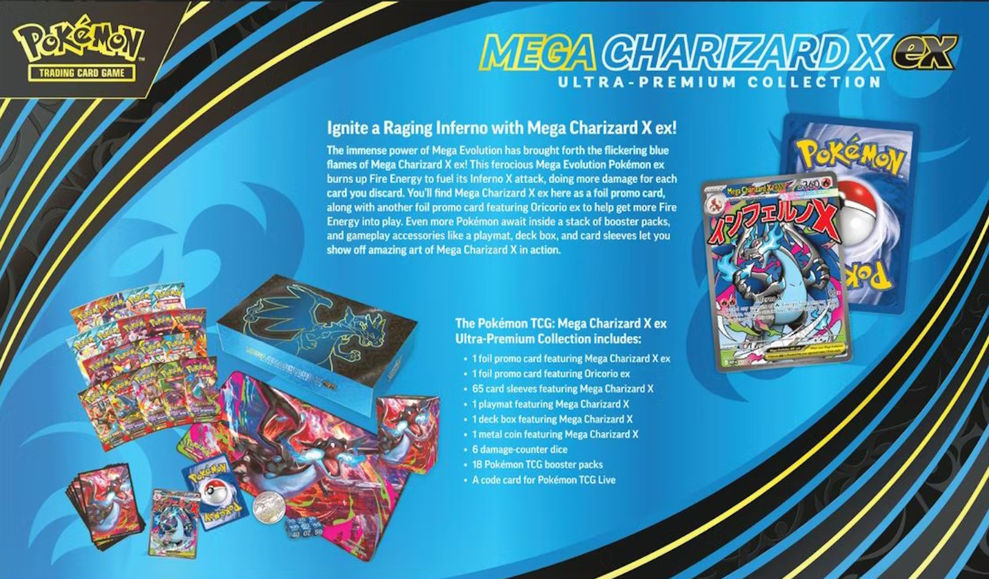 Pokemon - Mega Charizard X ex Ultra Premium Collection Pokemon - Mega Charizard X ex Ultra Premium Collection