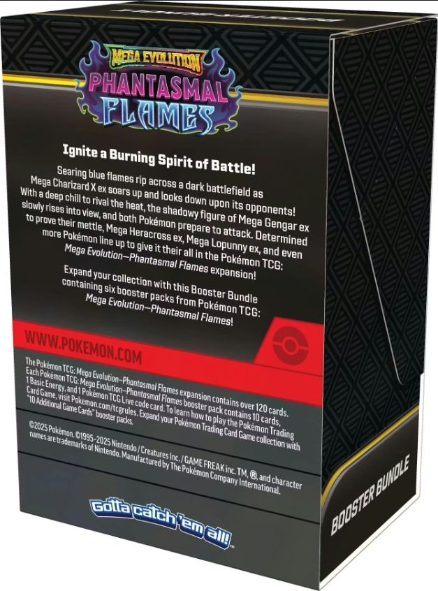 Mega Evolution: Phantasmal Flames Booster Bundle
