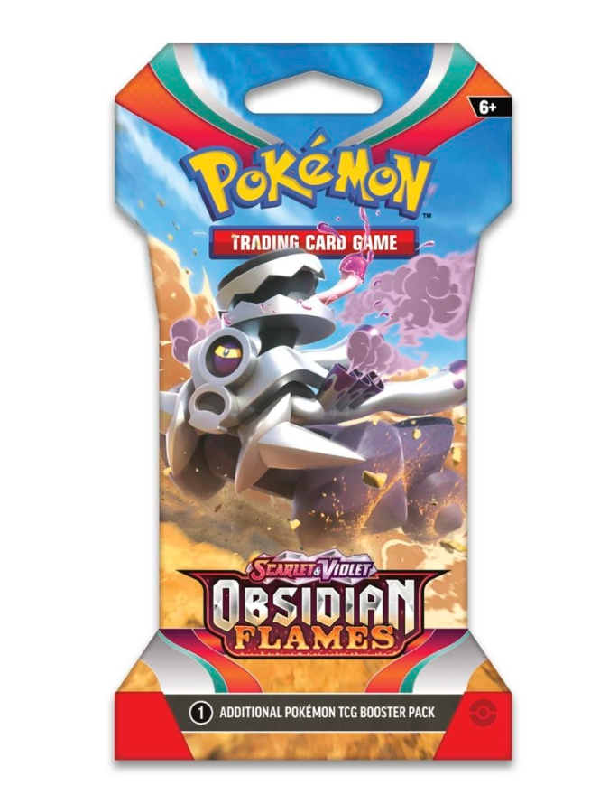 obsidian flames booster box Pokémon Scarlet and Violet Obsidian Flames Sleeved Booster Pack – The  Ballgame