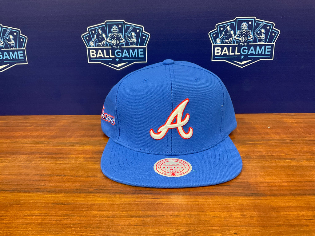 Mitchell and Ness MLB Away Snapback Coop Braves