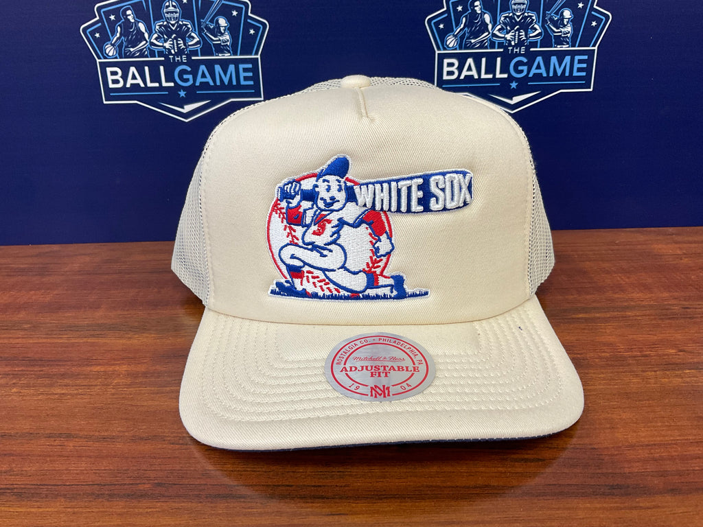 Mitchell & Ness Chicago White Sox Cooperstown Evergreen Trucker Hat - White - One Size Each