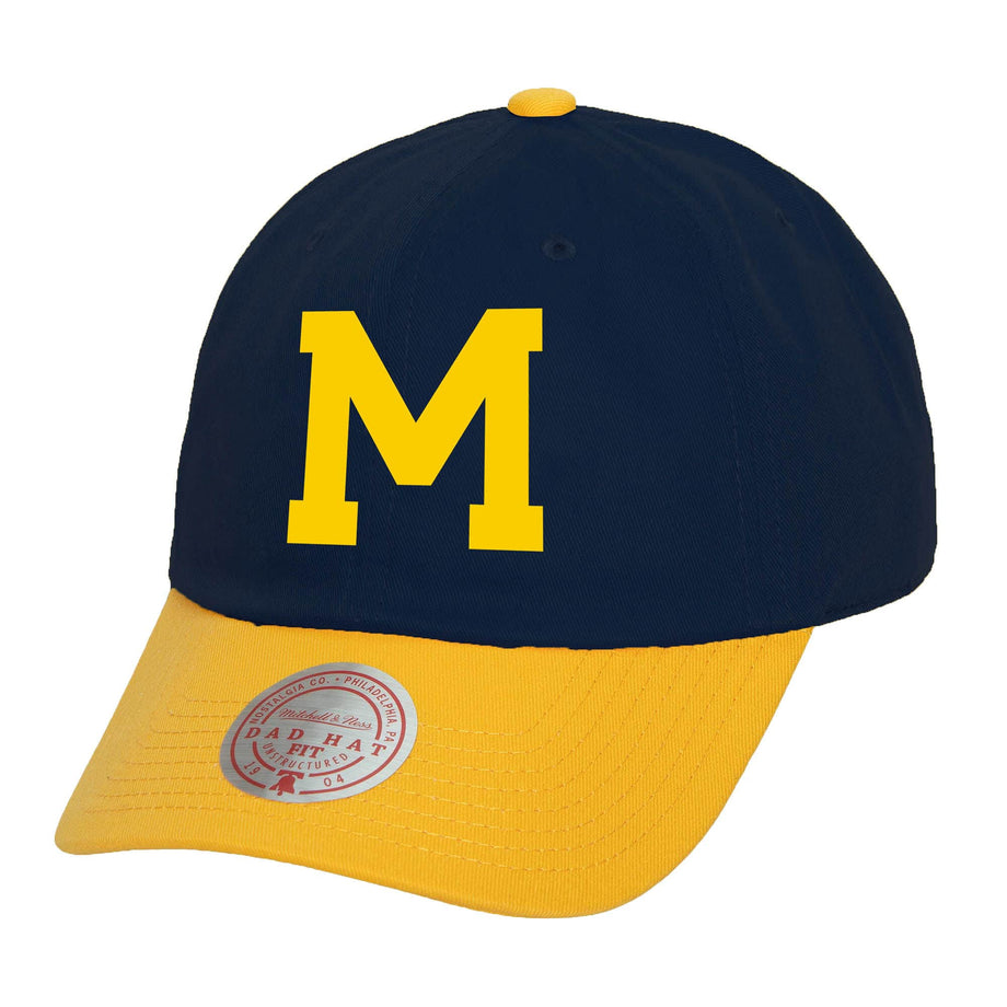 Mitchell and Ness Team 2 Tone 2.0 Dad Strapback University Of