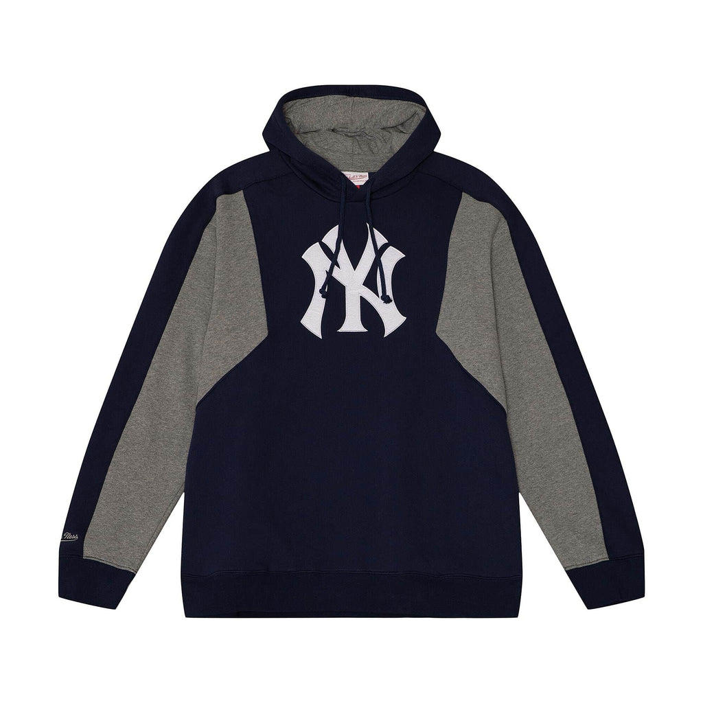 New York Yankees Mitchell & Ness Exploded Logo Navy Warm Up