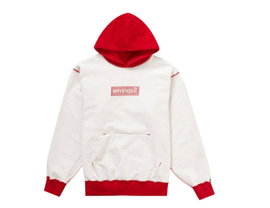 Supreme Inside Out Box Logo Hooded Sweatshirt Red – The Ballgame