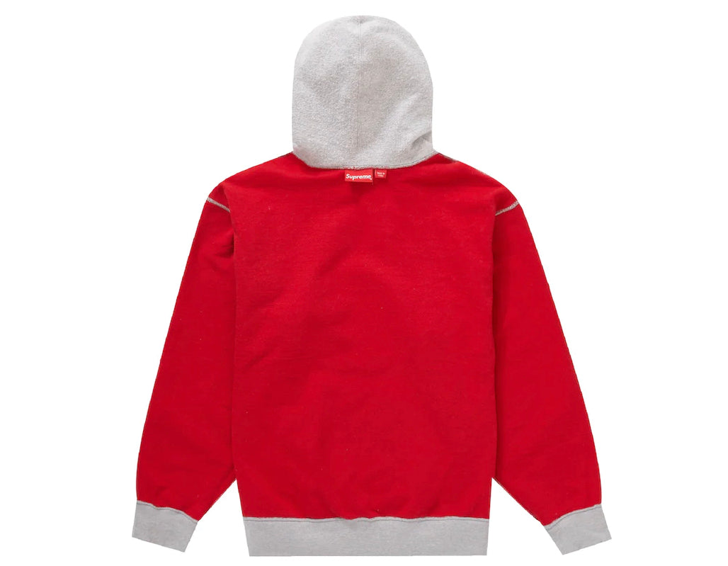 Supreme Inside Out Box Logo Hooded Sweatshirt Heather Grey – The