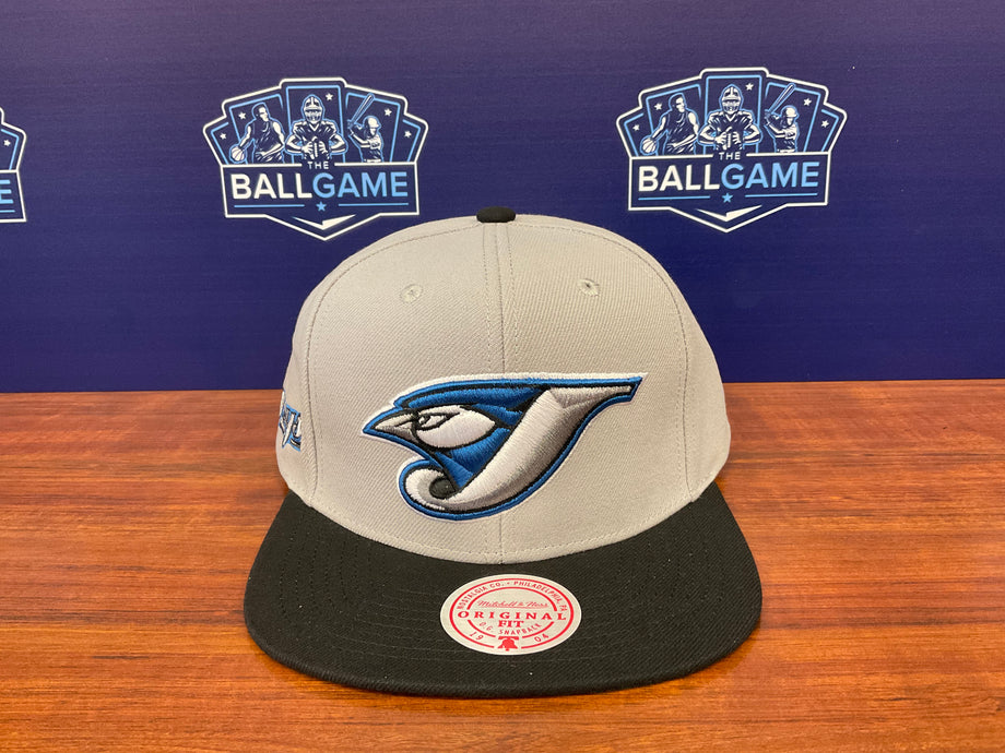Mitchell and Ness MLB Away Snapback Coop Blue Jays – The Ballgame