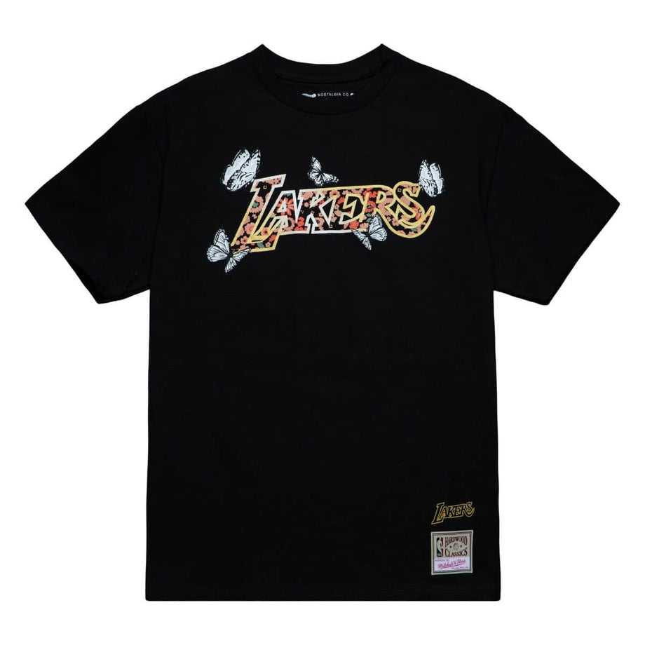 Mitchell & Ness Lakers Floral T-Shirt