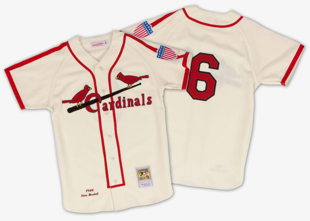 Mitchell Ness Stan Musial 1944 Authentic Jersey St. Louis