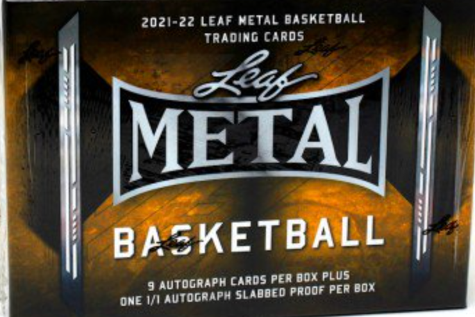 2021/22 LEAF METAL BASKETBALL HOBBY JUMBO BOX