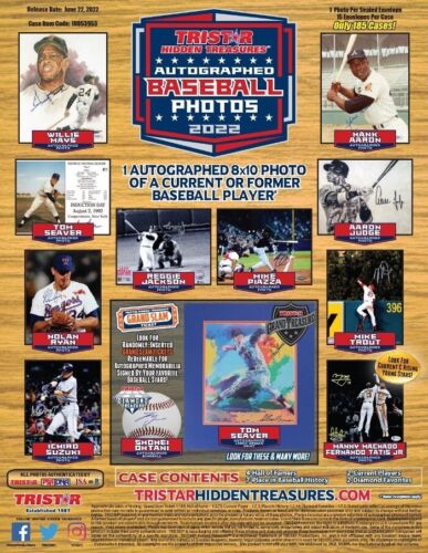 2022 Tristar Hidden Treasures Autographed Photo Baseball Edition Factory Sealed Pack