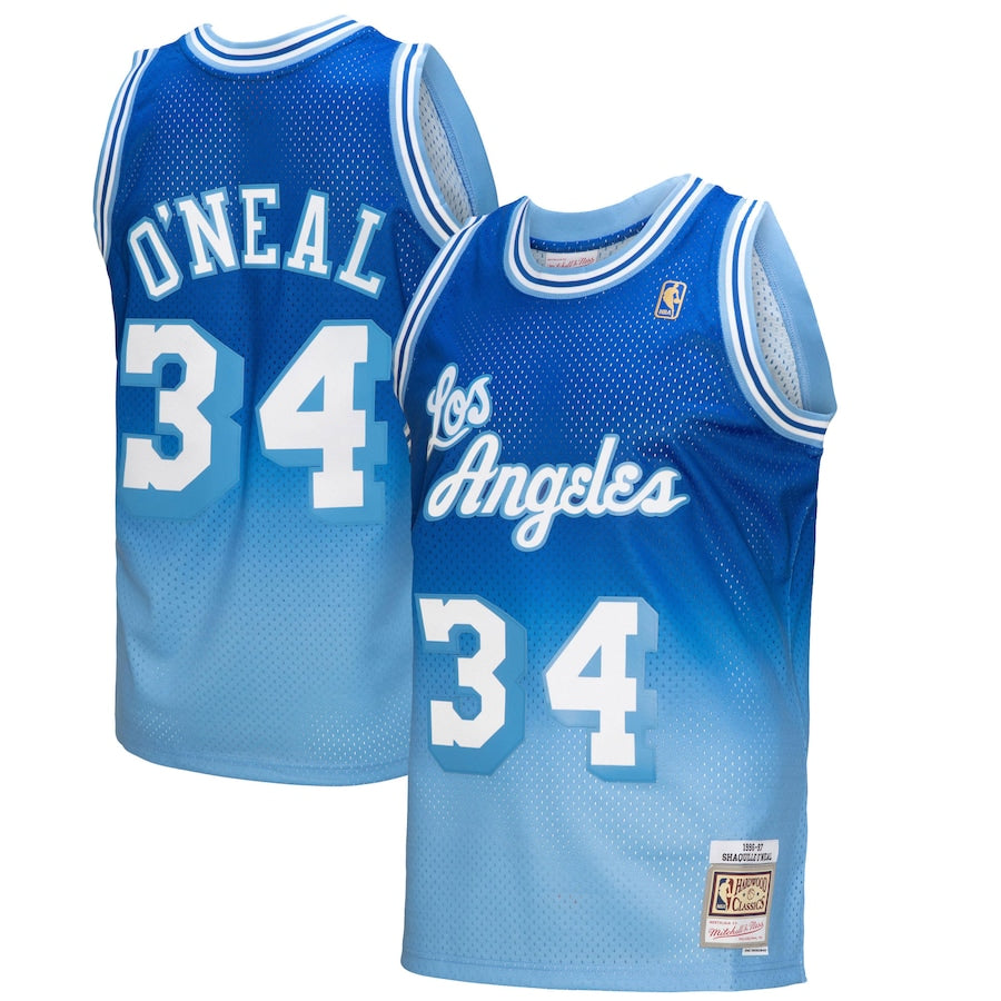 Mitchell & Ness x NBA Magic Shaquille O'Neal NBA Draft Day Black Colorwash  T-Shirt