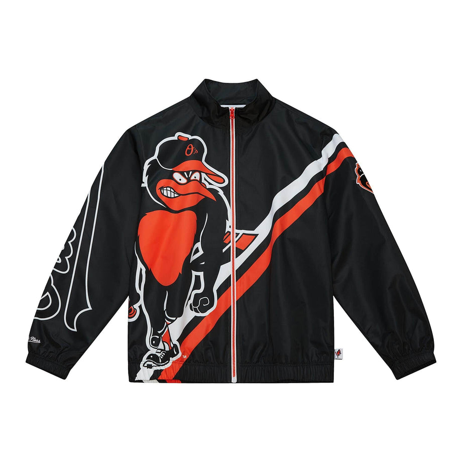 Sideline Pullover Satin Jacket Baltimore Orioles