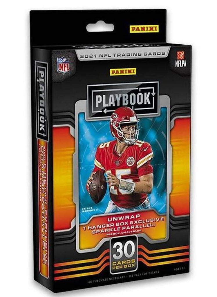 2021 Panini NFL Playbook Football Trading Card Hanger Box