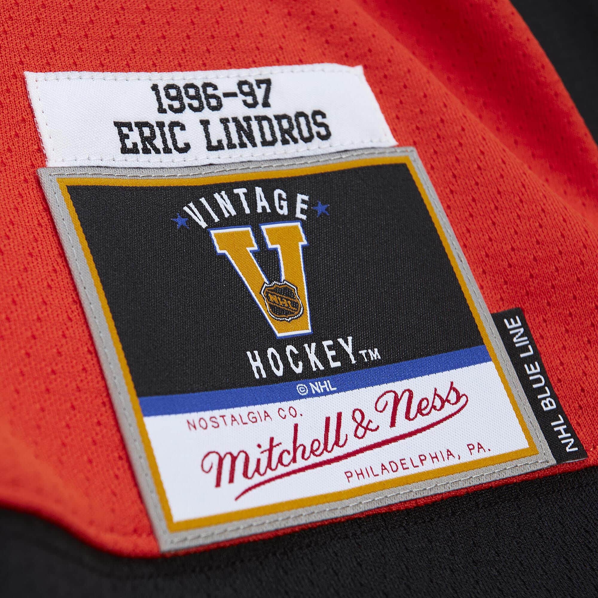 Mitchell & Ness Eric Lindros Orange Philadelphia Flyers 1996/97