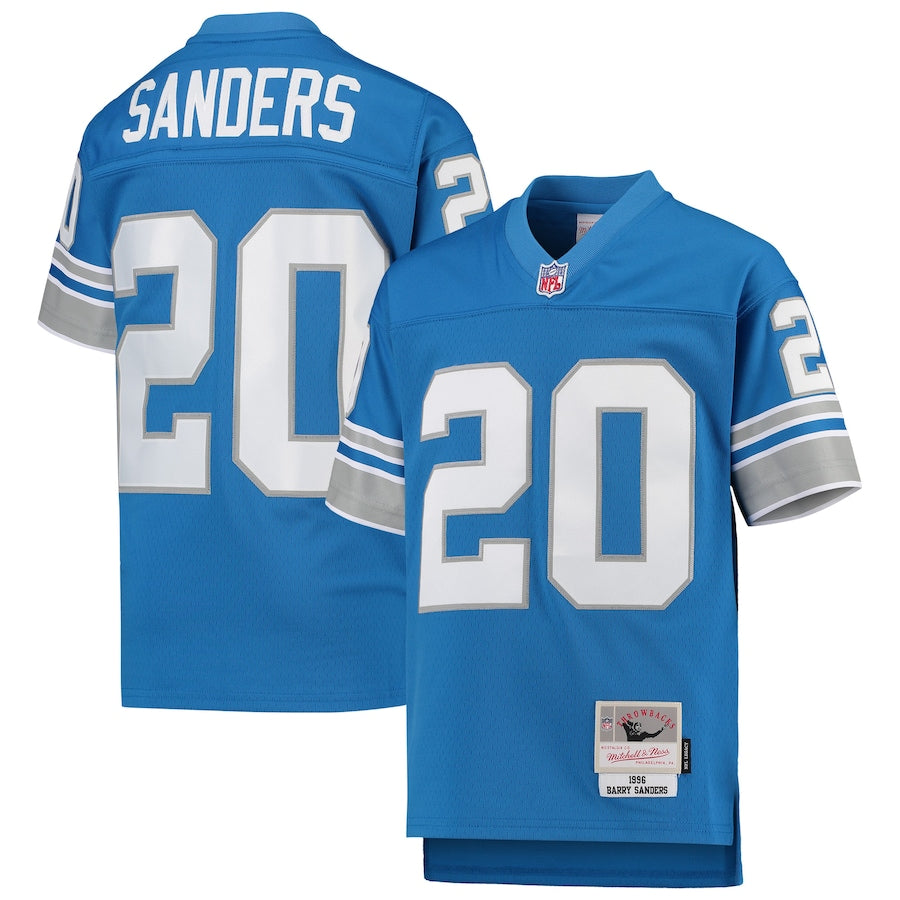 Mitchell and Ness Detroit Lions Barry Sanders 20' Youth Jersey – The  Ballgame