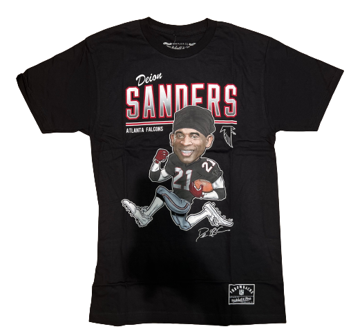 Mitchell & Ness Deion Sanders NFL Caricature Falcons Tee – The Ballgame