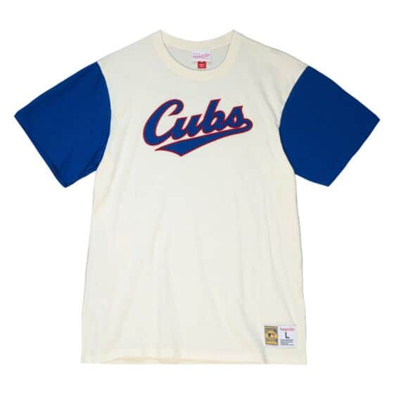 Mitchell & Ness M&N MLB Color Blocked Tee Chicago Cubs, S