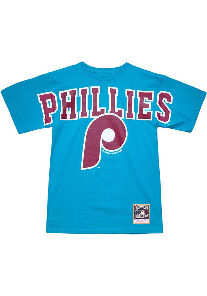 Mitchell & Ness x MLB Philadelphia Phillies Under The Lights Grey T-Shirt