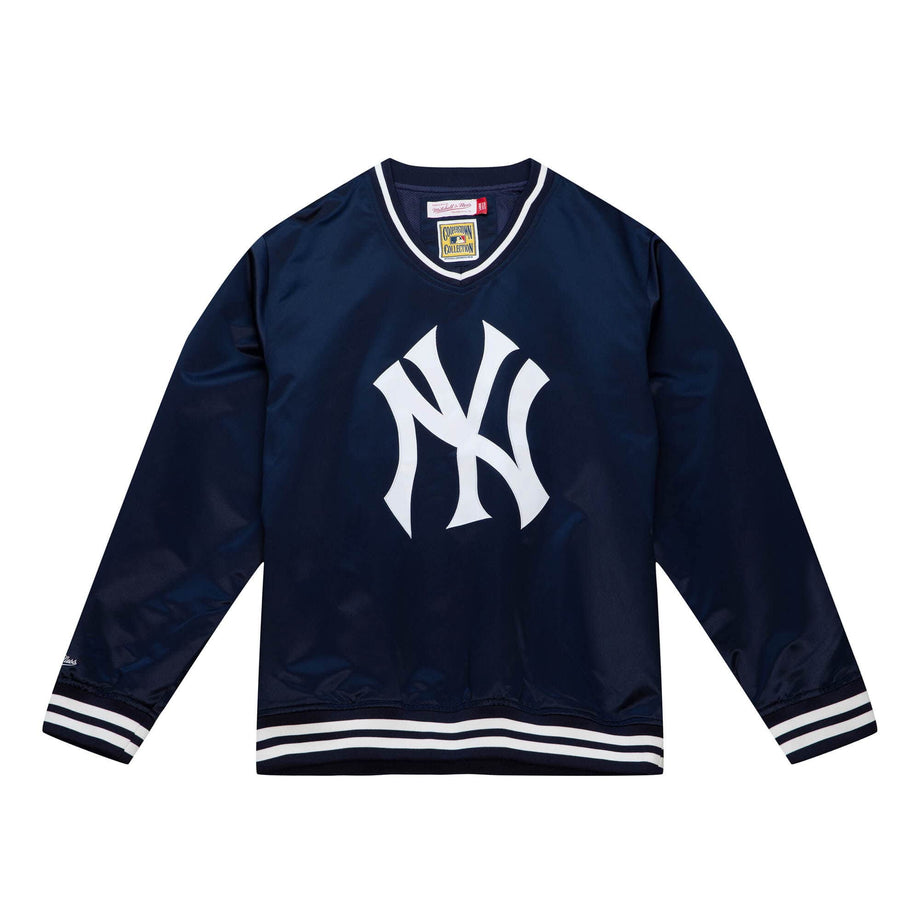 Mitchell & Ness Men's New York Yankees Lightweight Satin Jacket - Navy