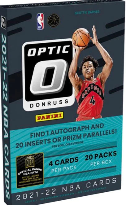 2021/22 Panini Donruss Optic Basketball Factory Sealed Hobby Box