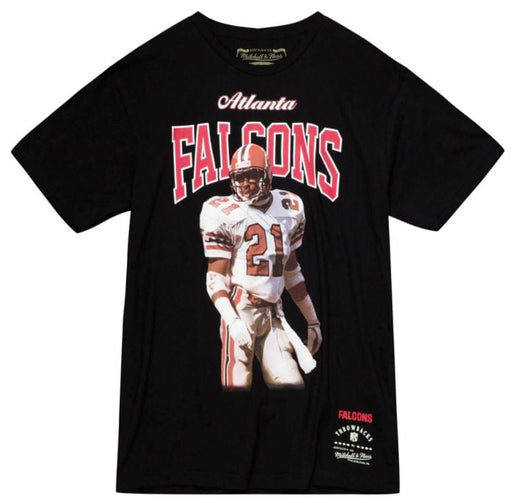 Mitchell & Ness Deion Sanders Red/Black Atlanta Falcons Retired Player Graphic Tank Top