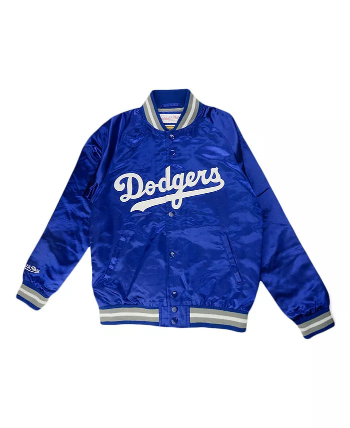 Starter Blue Los Angeles Dodgers Varsity Satin Full-Snap Jacket XL / Dodgers Blue