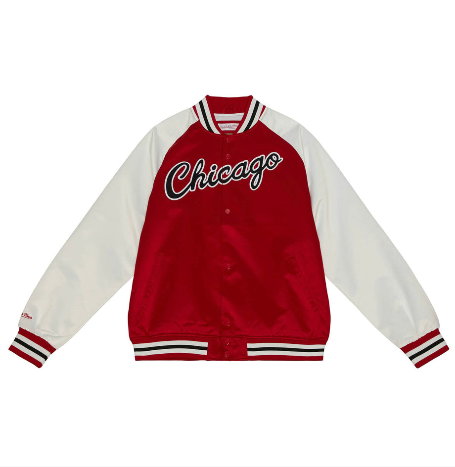 Lightweight Satin Jacket Chicago Bulls