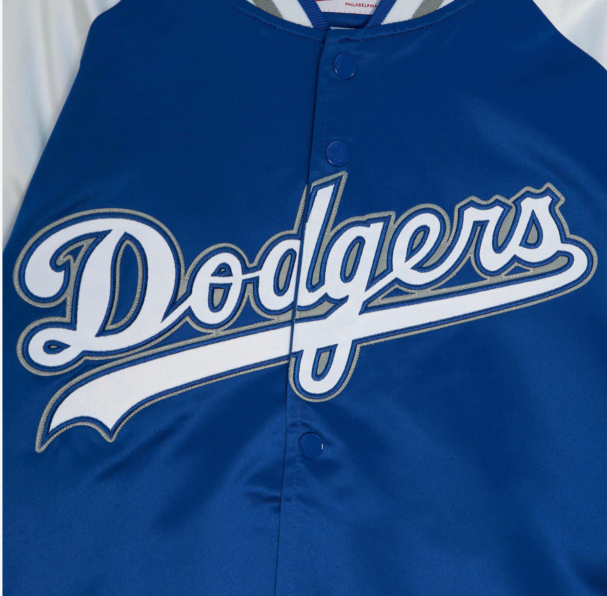 Mitchell & Ness Los Angeles Dodgers Sideline Pullover Satin Jacket 2XL